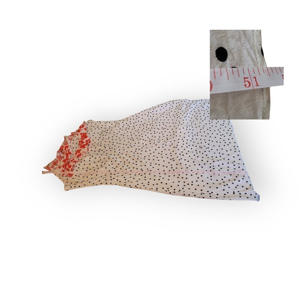 RIXO x Target 1X White Red Polka Dot Ruffle Slip Dress Summer Brunch Wedding 🌺 - Picture 12 of 12